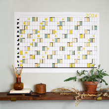 Load image into Gallery viewer, Ebb & Moon 2024 Wall Planner