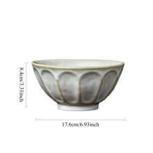 Load image into Gallery viewer, Gohobi Handmade Japanese Style Pear Blossom Stoneware Pasta Bowl Plate
