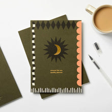 Load image into Gallery viewer, A5 &#39;around the Sun&#39; Undated 52 Week Planner

