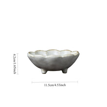Load image into Gallery viewer, Gohobi Handmade Japanese Style Pear Blossom Stoneware Pasta Bowl Plate