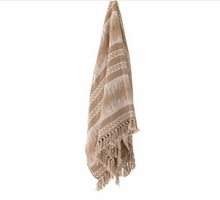 Load image into Gallery viewer, Marmi Throw, Brown, Recycled Cotton
