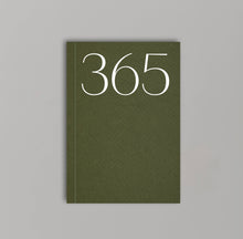Load image into Gallery viewer, 365 UNDATED PLANNER - MOSS GREEN