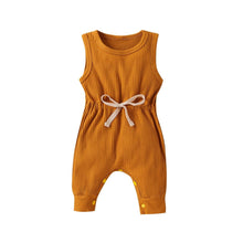 Load image into Gallery viewer, 0-18M Baby Boys Clothing Soft Sleeveless Romper Cotton Summer Kids Girls Sunsuiits

