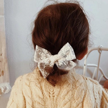 Load image into Gallery viewer, Floral Hair Bow Slides
