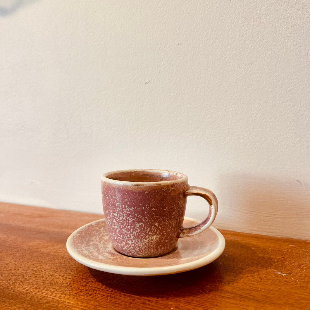 Rose Espresso cup and saucer