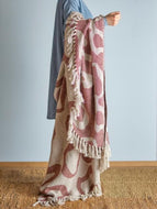 Salobre brown throw recycled cotton