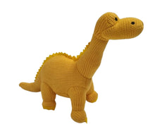 Load image into Gallery viewer, Diplodocus knitted dinosaur soft toy
