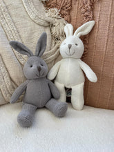 Load image into Gallery viewer, Knitted Organic Cotton Bunny Rattle
