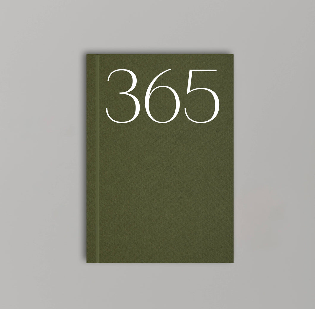 365 UNDATED PLANNER - MOSS GREEN