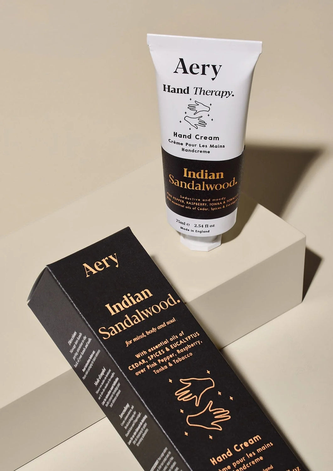 Indian Sandalwood Hand Cream By Aery - PEPPER RASPBERRY AND TONKA