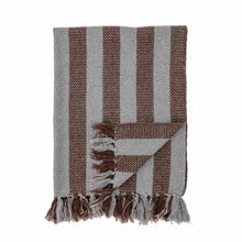 Load image into Gallery viewer, Nann Throw, Brown, Recycled Cotton
