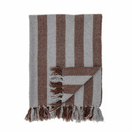Nann Throw, Brown, Recycled Cotton