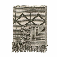 Gutte Kicki Throw, Green, Recycled Cotton