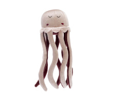 Load image into Gallery viewer, Knitted Organic Cotton Baby Pink Jellyfish Toy
