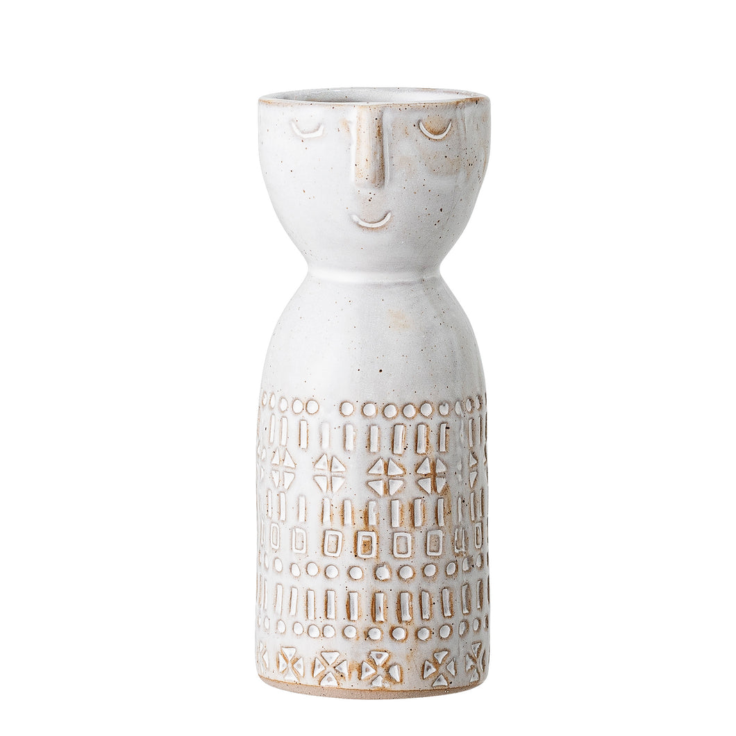 Embla Vase - White Stoneware